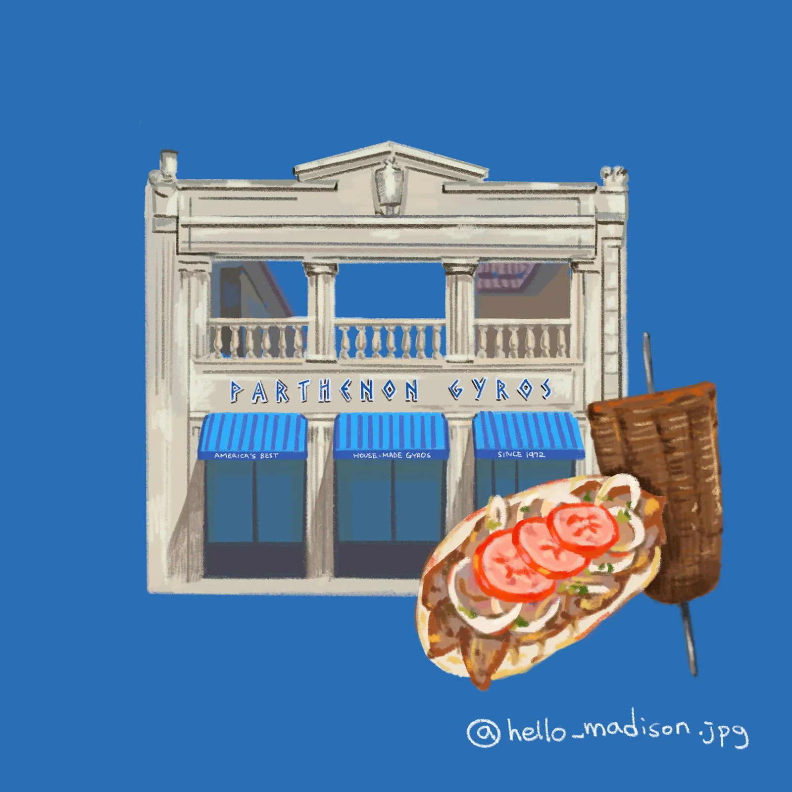 Parthenon Gyros storefront